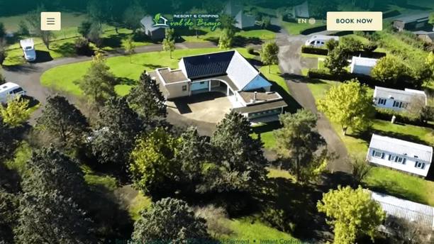 Camping Braye — website screenshot