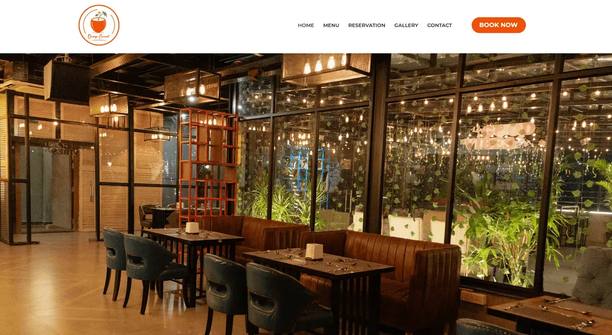 Orange Coconut — website screenshot