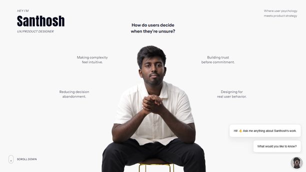 Santhosh Design — website screenshot