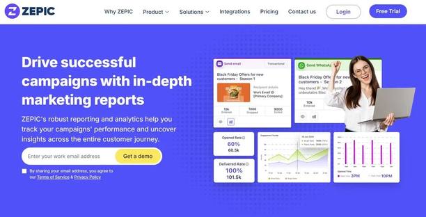 Zepic — website screenshot