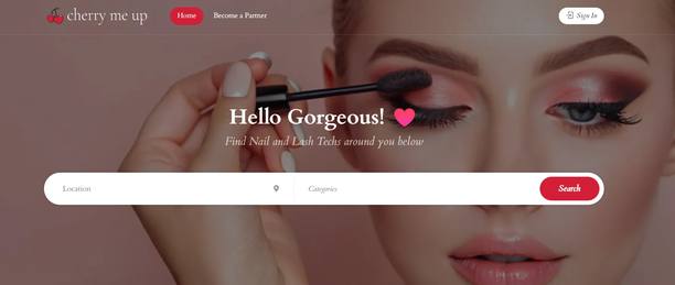 Cherrymeup — website screenshot